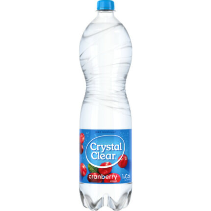 Crystal Clear Sparkling cranberry bevat 0g koolhydraten