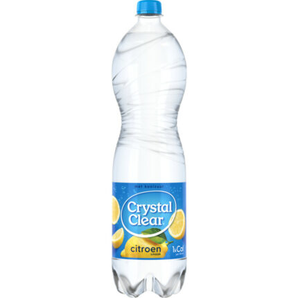 Crystal Clear Sparkling lemon bevat 0g koolhydraten