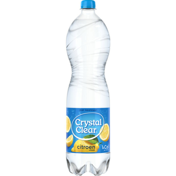 Crystal Clear Sparkling lemon bevat 0g koolhydraten