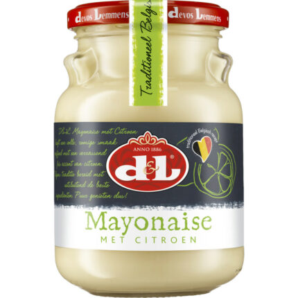 D&L Mayonaise met citroen bevat 1.6g koolhydraten