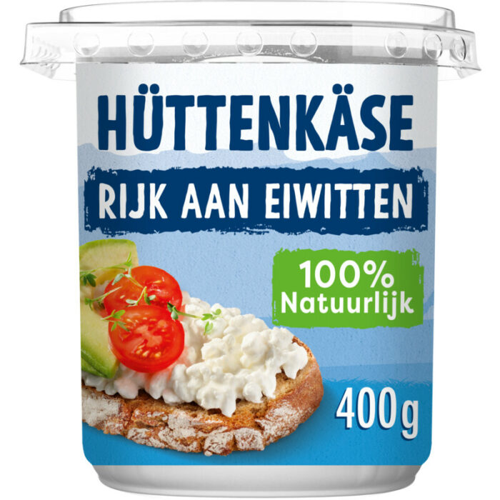 Danone Hüttenkäse original bevat 1.6g koolhydraten