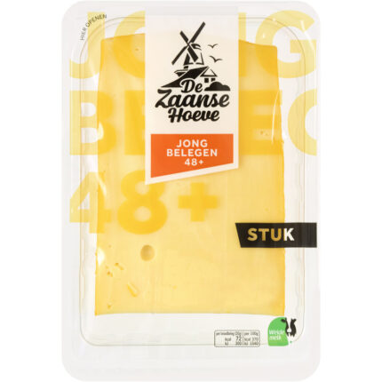 De Zaanse Hoeve Jong belegen 48+ stuk bevat 0g koolhydraten