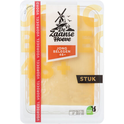 De Zaanse Hoeve Jong belegen 48+ stuk voordeel bevat 0g koolhydraten