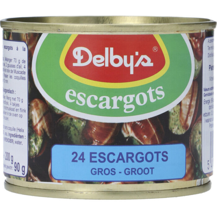 Delby's Escargots bevat 3.2g koolhydraten