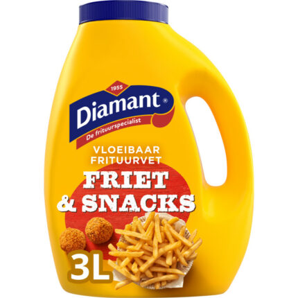 Diamant Friet & snacks frituurvet bevat 0g koolhydraten