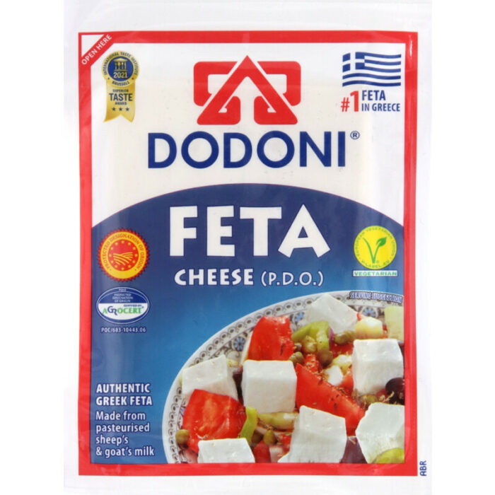 Dodoni Feta bevat 0g koolhydraten