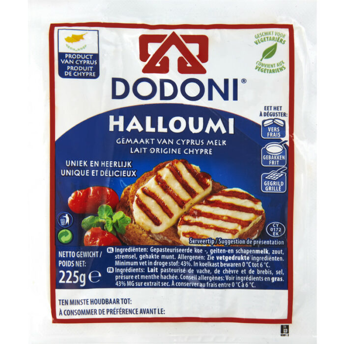 Dodoni Halloumi bevat 2g koolhydraten