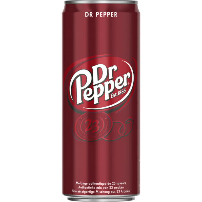 Dr Pepper Regular bevat 6.9g koolhydraten