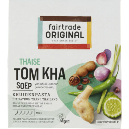 Fairtrade Original Thaise tom kha soep bevat 1.7g koolhydraten