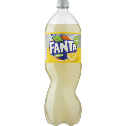 Fanta Lemon zero sugar bevat 0.2g koolhydraten