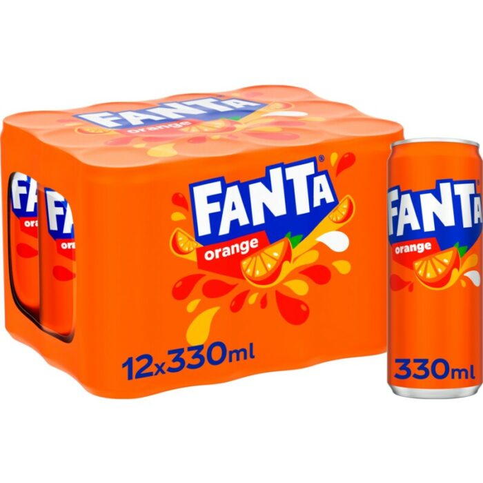 Fanta Orange 12-pack bevat 5.6g koolhydraten