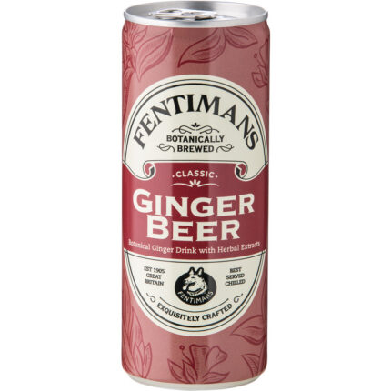Fentimans Ginger beer bevat 9g koolhydraten
