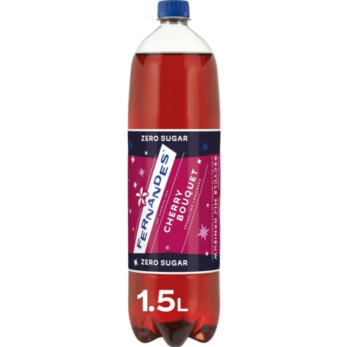 Fernandes Cherry bouquet zero sugar bevat 0g koolhydraten
