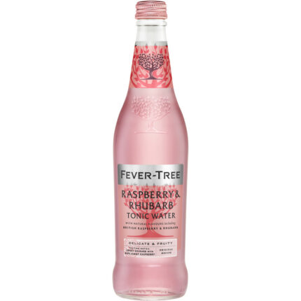 Fever-Tree Raspberry & rhubarb tonic water bevat 7.7g koolhydraten