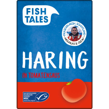 Fish Tales Haring in tomatensaus bevat 6.2g koolhydraten