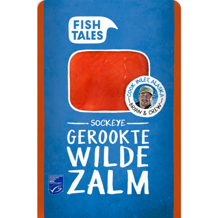 Fish Tales Sockeye gerookte wilde zalm bevat 0g koolhydraten