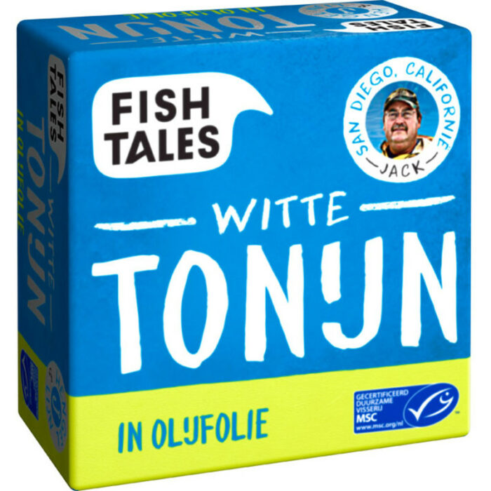 Fish Tales Witte tonijn in olijfolie bevat 0.6g koolhydraten