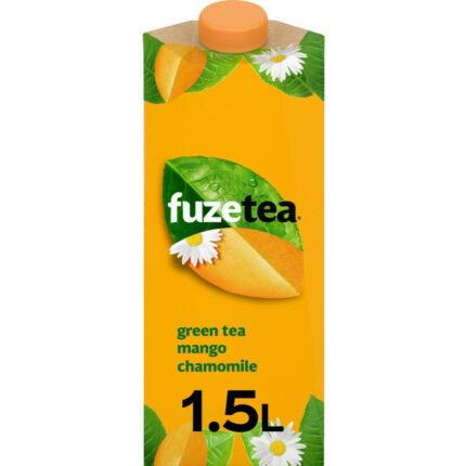 Fuze Tea Green Ice Tea Mango Chamomile bevat 4.4g koolhydraten