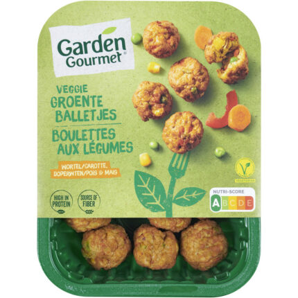 Garden Gourmet Groenteballetjes bevat 6g koolhydraten