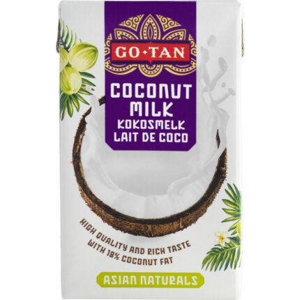 Go-Tan Coconut milk bevat 2.7g koolhydraten