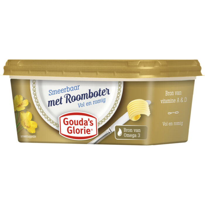 Gouda's Glorie Smeerbaar met roomboter bevat 0.8g koolhydraten