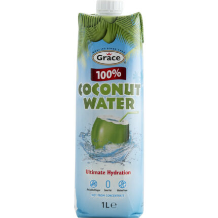 Grace Coconut water bevat 4g koolhydraten