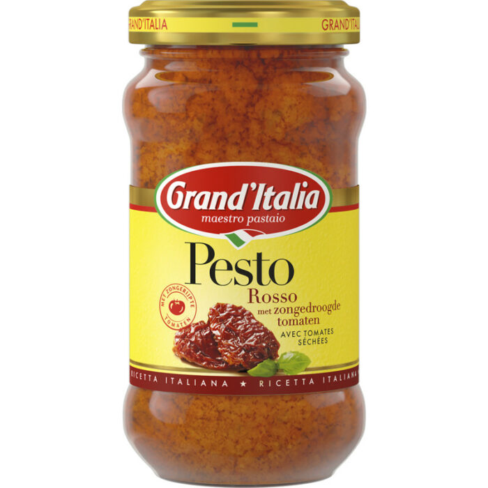 Grand' Italia Pesto rosso bevat 7.3g koolhydraten