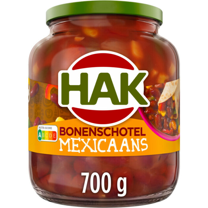 Hak Bonenschotel mexicaans bevat 9g koolhydraten