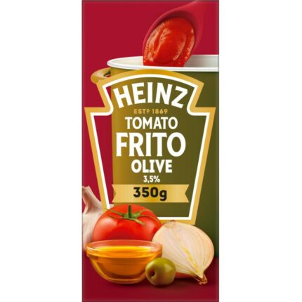 Heinz Tomato Frito olive bevat 8.4g koolhydraten