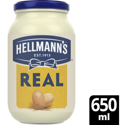 Hellmann's Real mayo bevat 1.3g koolhydraten