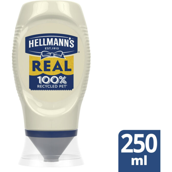 Hellmann's Real mayonaise bevat 1.3g koolhydraten