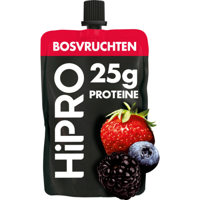 HiPRO Protein kwark bosvruchten bevat 3.6g koolhydraten