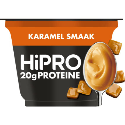 HiPRO Protein pudding karamel bevat 6.2g koolhydraten