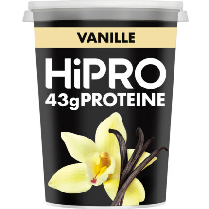 HiPRO Protein skyr stijl vanille bevat 3.5g koolhydraten