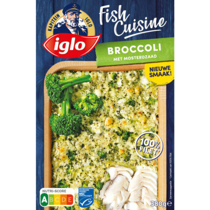 Iglo Fish cuisine broccoli bevat 4.5g koolhydraten
