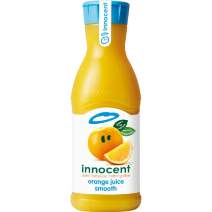 Innocent Orange juice smooth bevat 7.8g koolhydraten