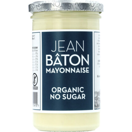 Jean Bâton Mayonaise biologische bevat 0.4g koolhydraten