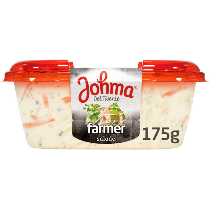 Johma Farmer salade bevat 9.7g koolhydraten