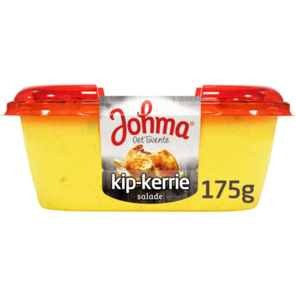 Johma Kip-kerrie salade bevat 8.4g koolhydraten