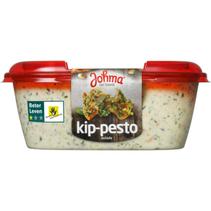Johma Kip-pestosalade bevat 3.8g koolhydraten