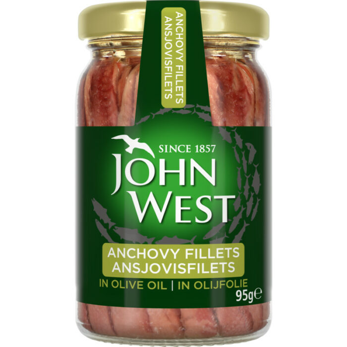 John West Ansjovisfilets in olijfolie bevat 0g koolhydraten