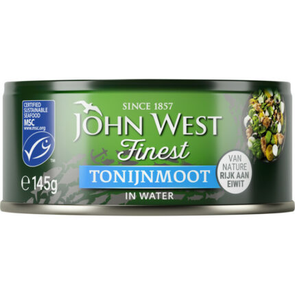 John West Tonijnmoot in water msc bevat 0g koolhydraten
