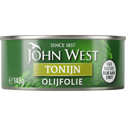 John West Tonijnstukken in olijfolie bevat 0g koolhydraten