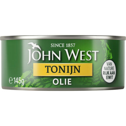 John West Tonijnstukken in zonnebloemolie bevat 0g koolhydraten