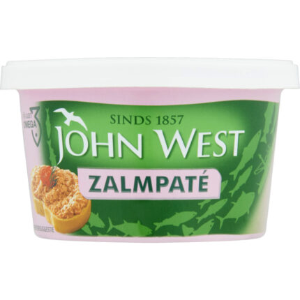 John West Vispaté zalm bevat 1g koolhydraten