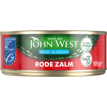 John West Wilde rode zalm bevat 0g koolhydraten
