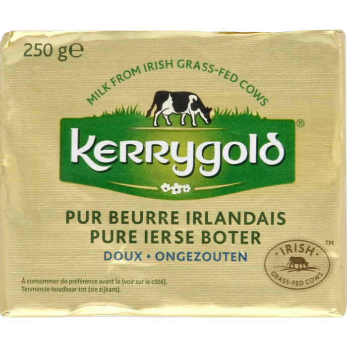 Kerrygold Boter ongezouten bevat 0.7g koolhydraten