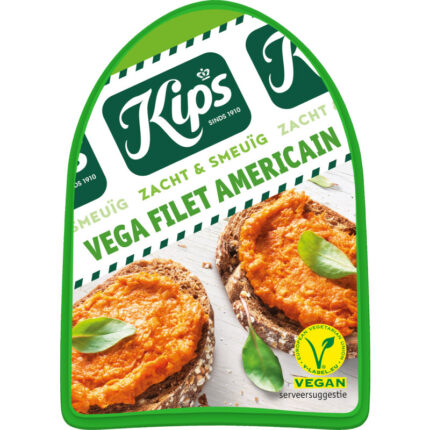 Kips Vega filet americain bevat 9.6g koolhydraten