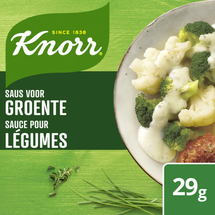Knorr Mix groentensaus bevat 8.5g koolhydraten