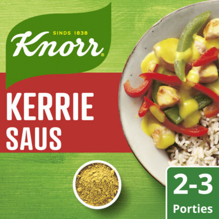 Knorr Mix kerriesaus bevat 7.9g koolhydraten